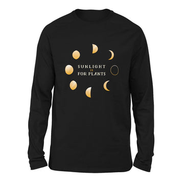 Night Moon Phases Men/Unisex Drop Shoulder Sweatshirt in Black color